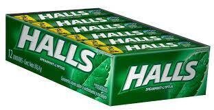 HALLS BARRA YERBABUENA  X 12