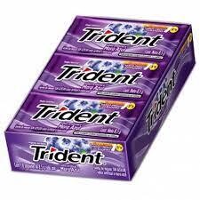 TRIDENT MORA AZUL X 18