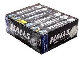 HALLS BARRA MENTOL  X 12