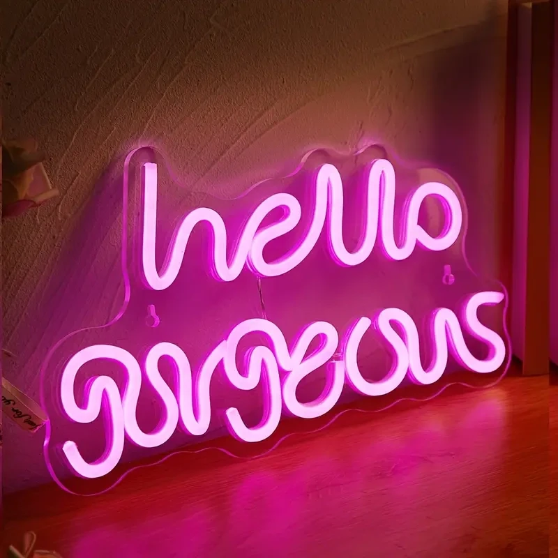 Hello Gorgeous Neon LED Light