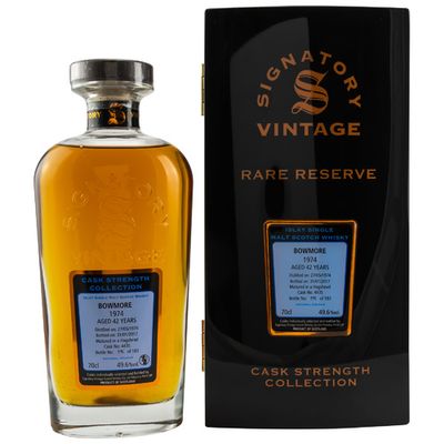 Bowmore 42 years old Signatory
