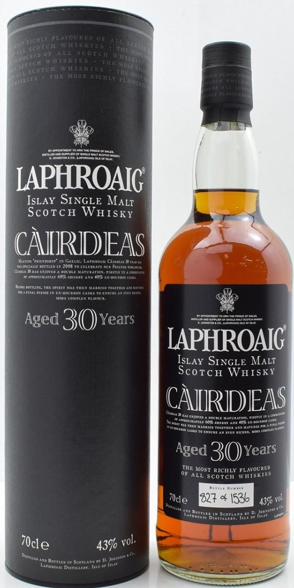 Laphroaig 30 years old - Cairdeas