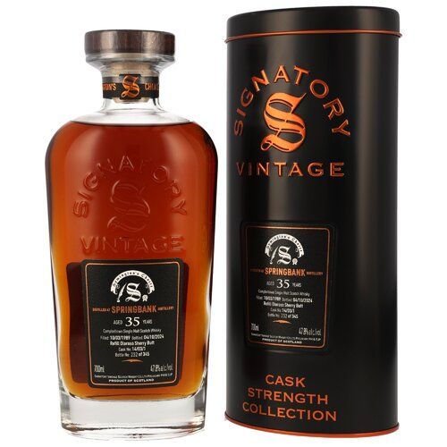 Springbank 35 years old - Signatory 1989