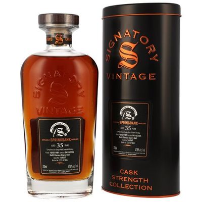 Springbank 35 years old - Signatory 1989