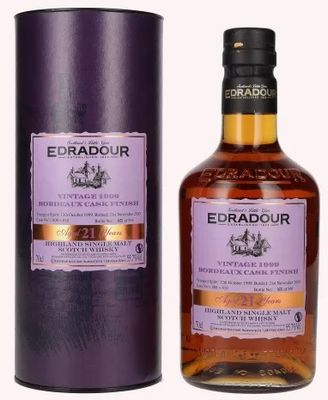 Edradour 21 years old - Bordeaux