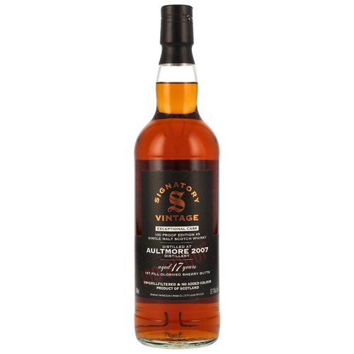 Aultmore 17 years old - Signatory