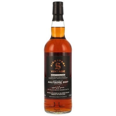 Aultmore 17 years old - Signatory