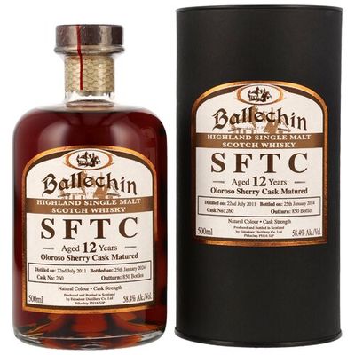 Ballechin 12 years old - Oloroso