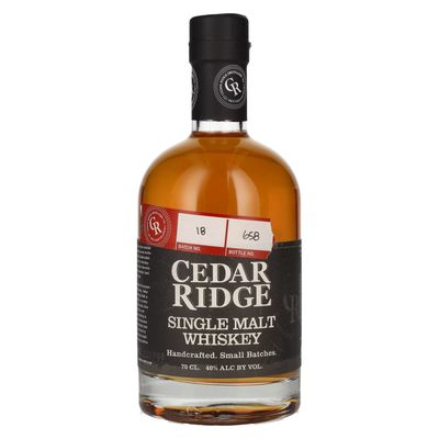 Cedar Ridge Single Malt