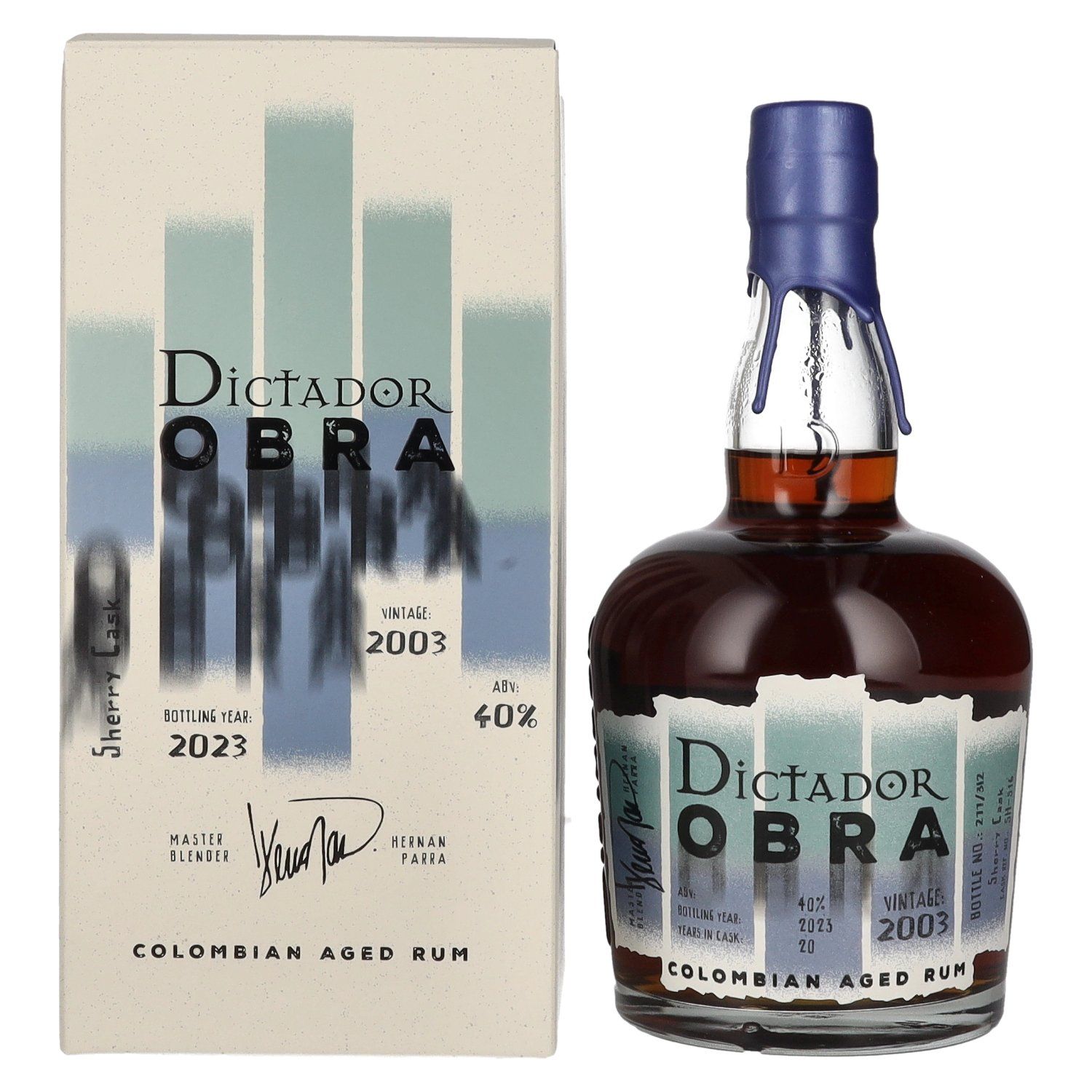 Ron Dictador 20 y.o. Obra 2003 Sherry
