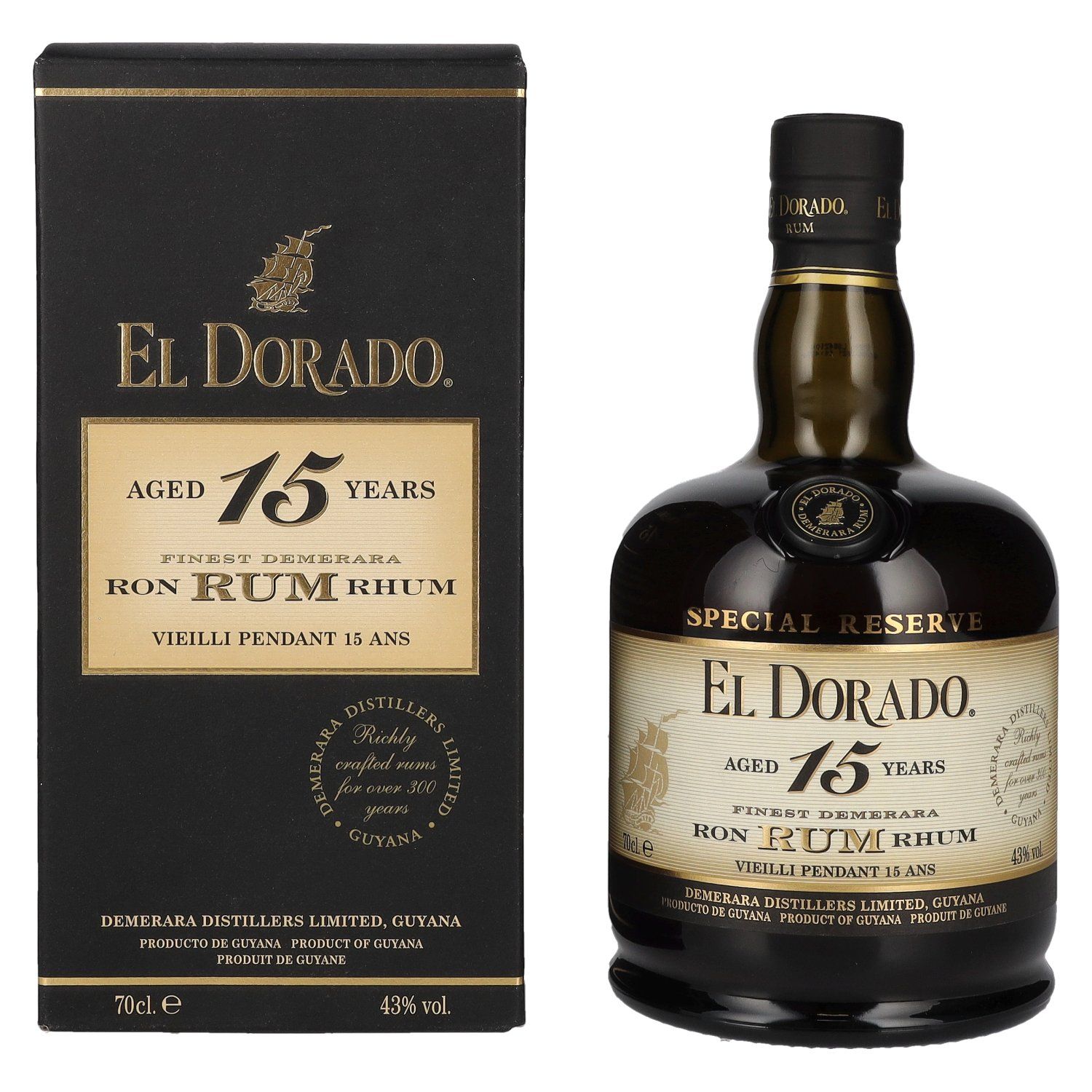 Ron El Dorado 15 y.o.