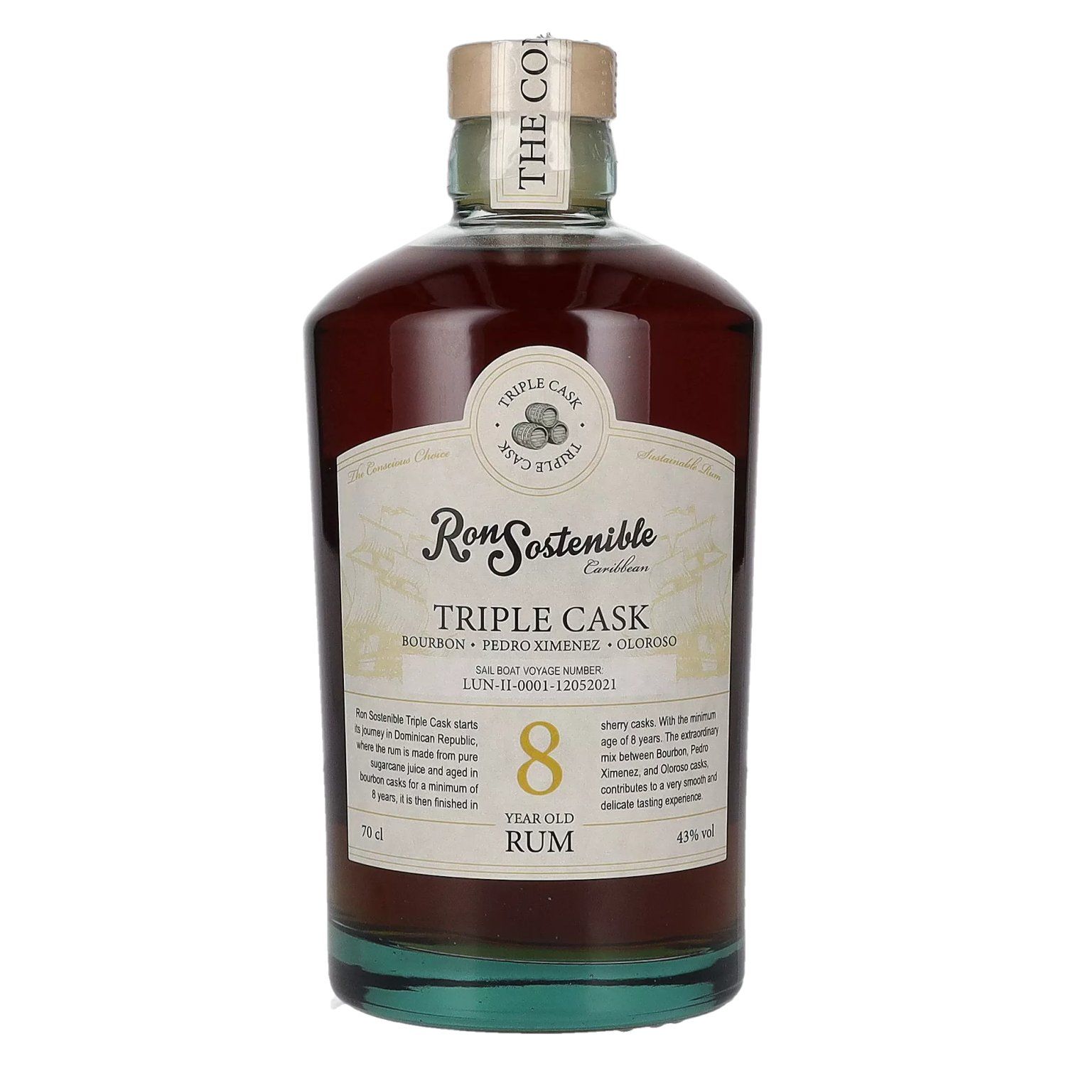 Ron Sostenible 8 años Triple Cask
