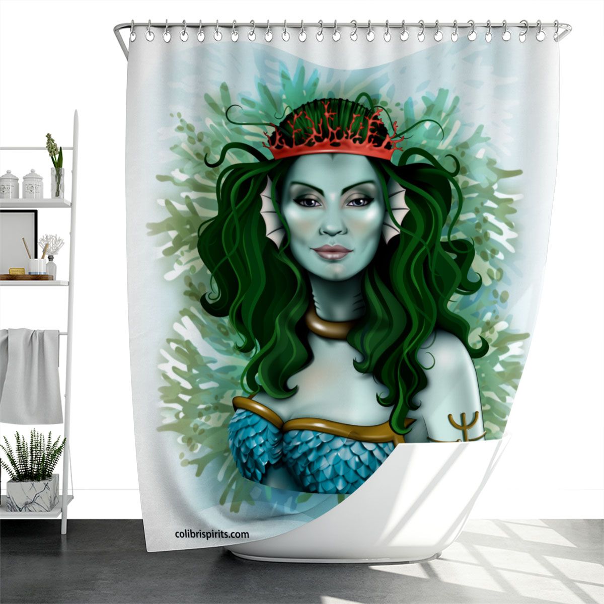 Talasa Shower Curtain