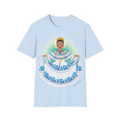Pollera Tee Shirt Printed on both sides Unisex