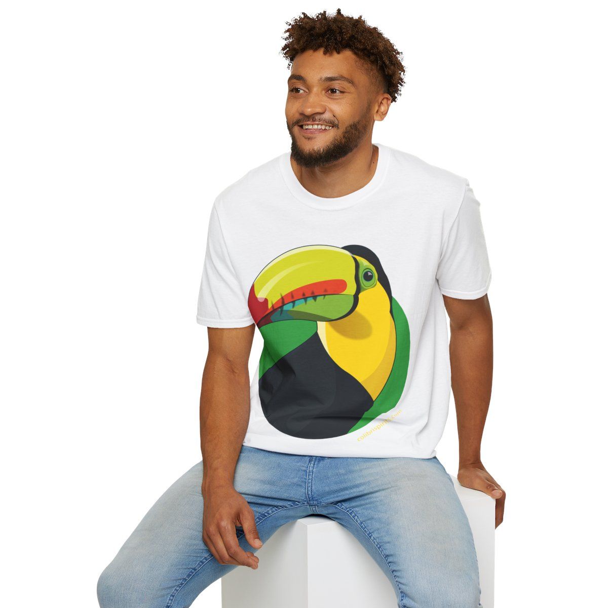 Tucan Tee Shirt Printed on both sides Unisex