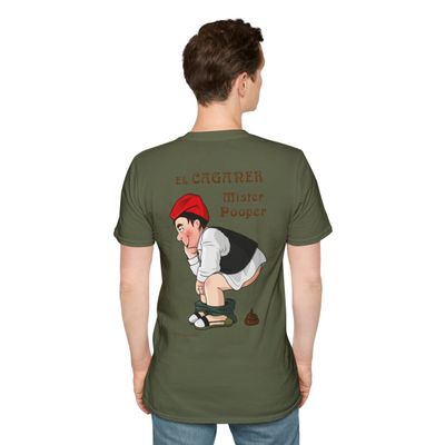 Caganer Tee Shirt Printed on both sides Unisex