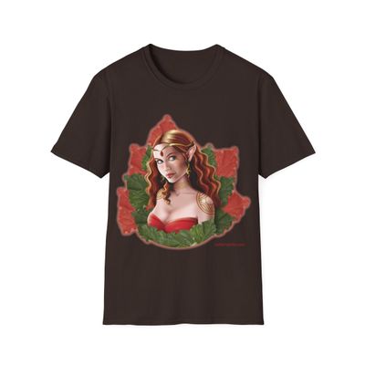 Celtic Elf Ruby Tee Shirt Printed on both sides Unisex