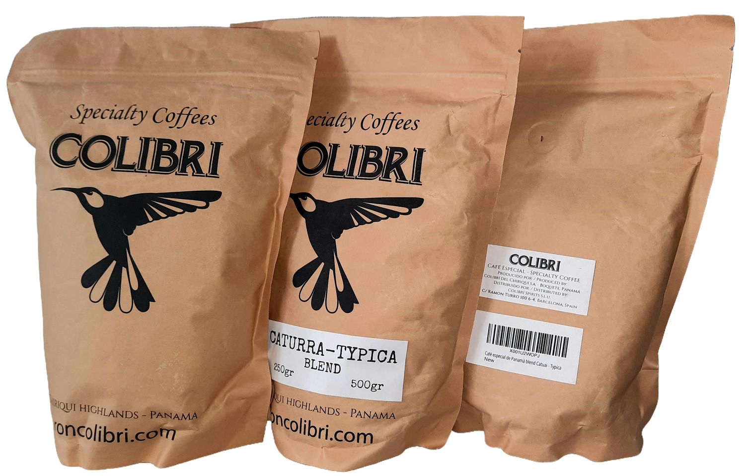 Promo de 1.5kg en 3 bolsas de Café en grano Panamá