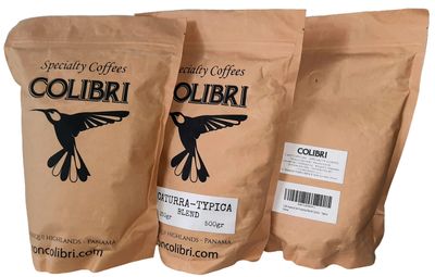 Promo de 1.5kg en 3 bolsas de Café en grano Panamá
