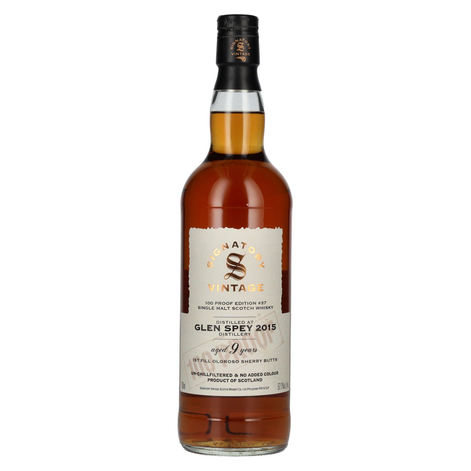 Glen Spey 9 y.o. Signatory 100 Proof