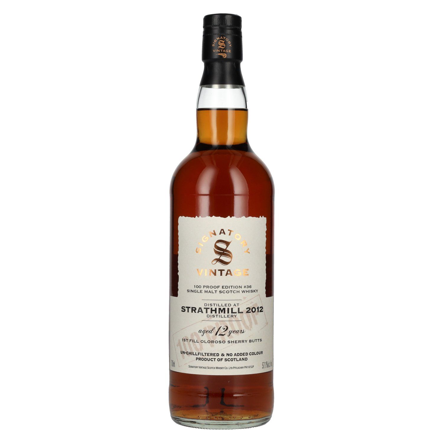 Strathmill 12 y.o. Signatory 100 Proof