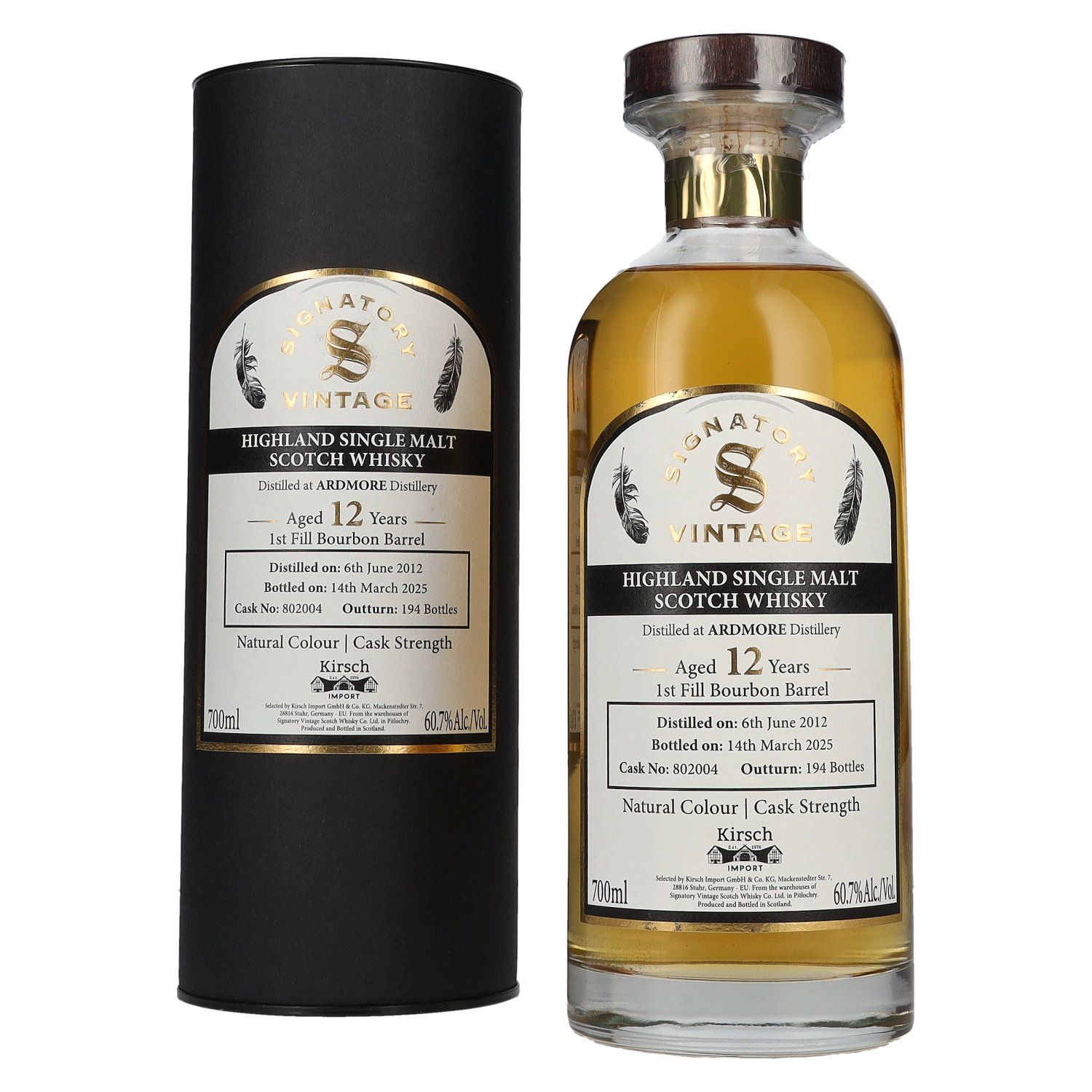 Ardmore 12 y.o. Cask Strength Signatory