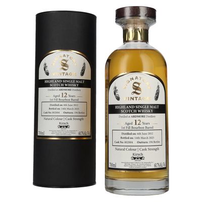 Ardmore 12 y.o. Cask Strength Signatory