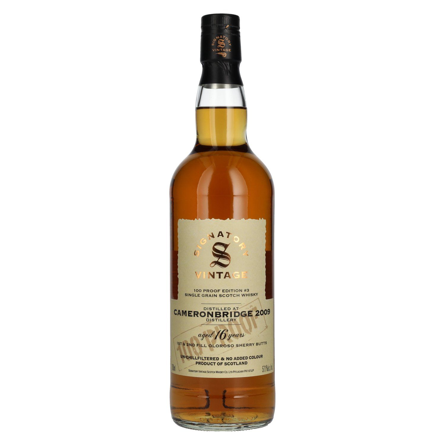 Cameronbridge 16 y.o. Signatory 100 Proof