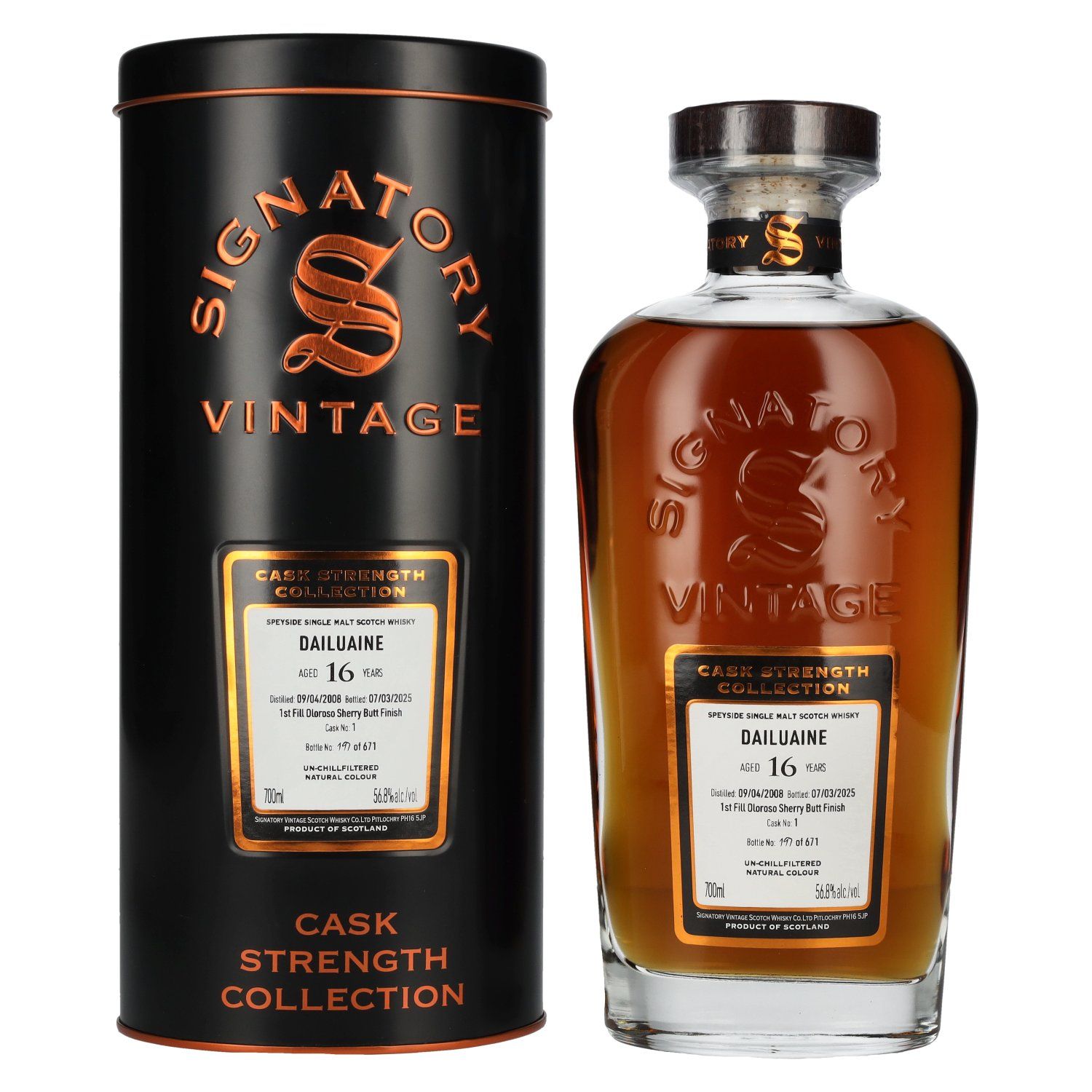 Dailuaine 16 y.o. Oloroso C.S. Signatory