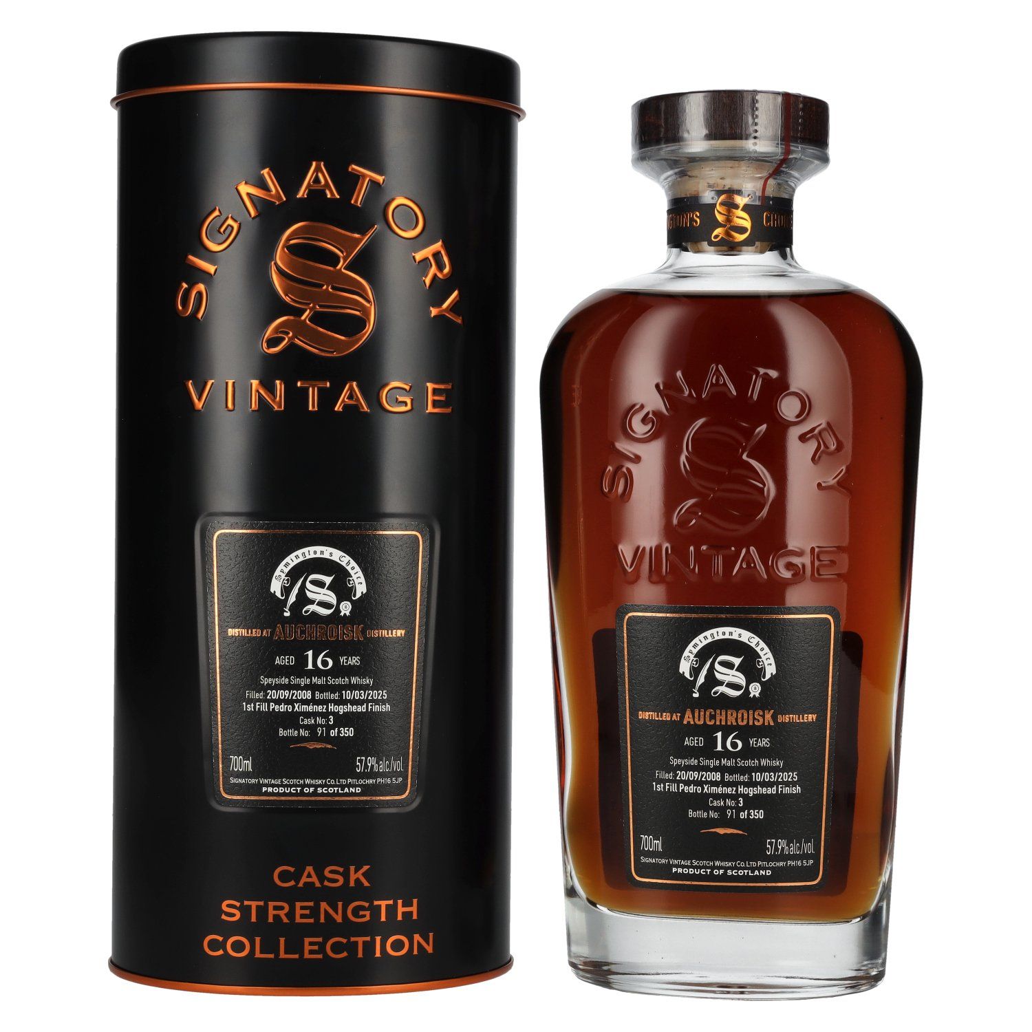 Signatory Auchroisk 16 y.o. PX Cask Strength
