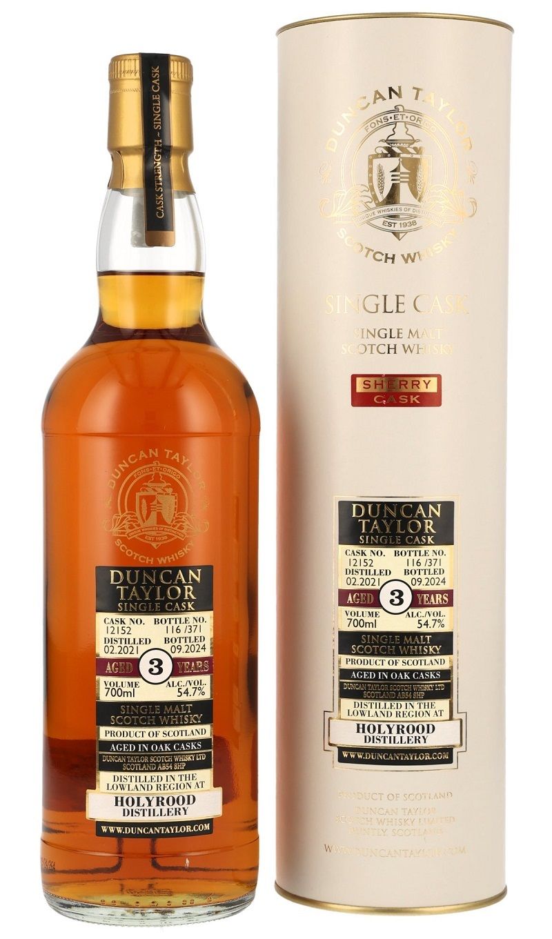 Holyrood 3 y.o. - Sherry 54.7%