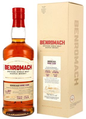 Benromach 12 years old - Cask Bordeaux