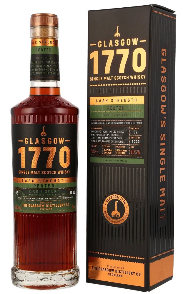 Glasgow 1770 - Peated Cask Strength Batch 2