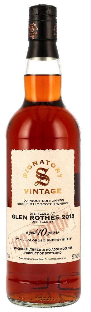 Glenrothes 10 y.o. 100 Proof Signatory