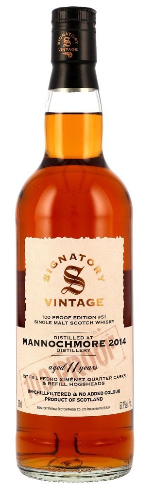 Mannochmore - 11 y.o. - PX Signatory 100 PROOF