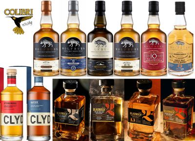 Selección de 6 Wolfburn + 4 Bladnoch + 2 Clydeside