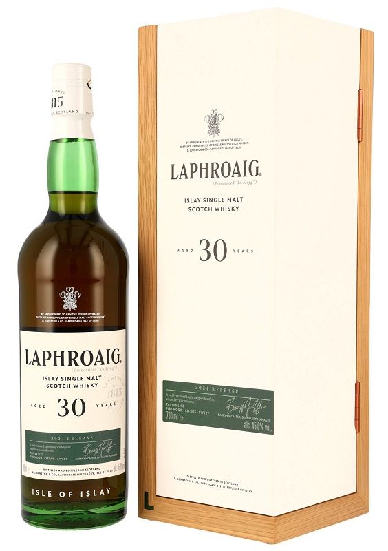 Laphroaig 30 y.o. 2024 Release Bourbon & Sherry Casks
