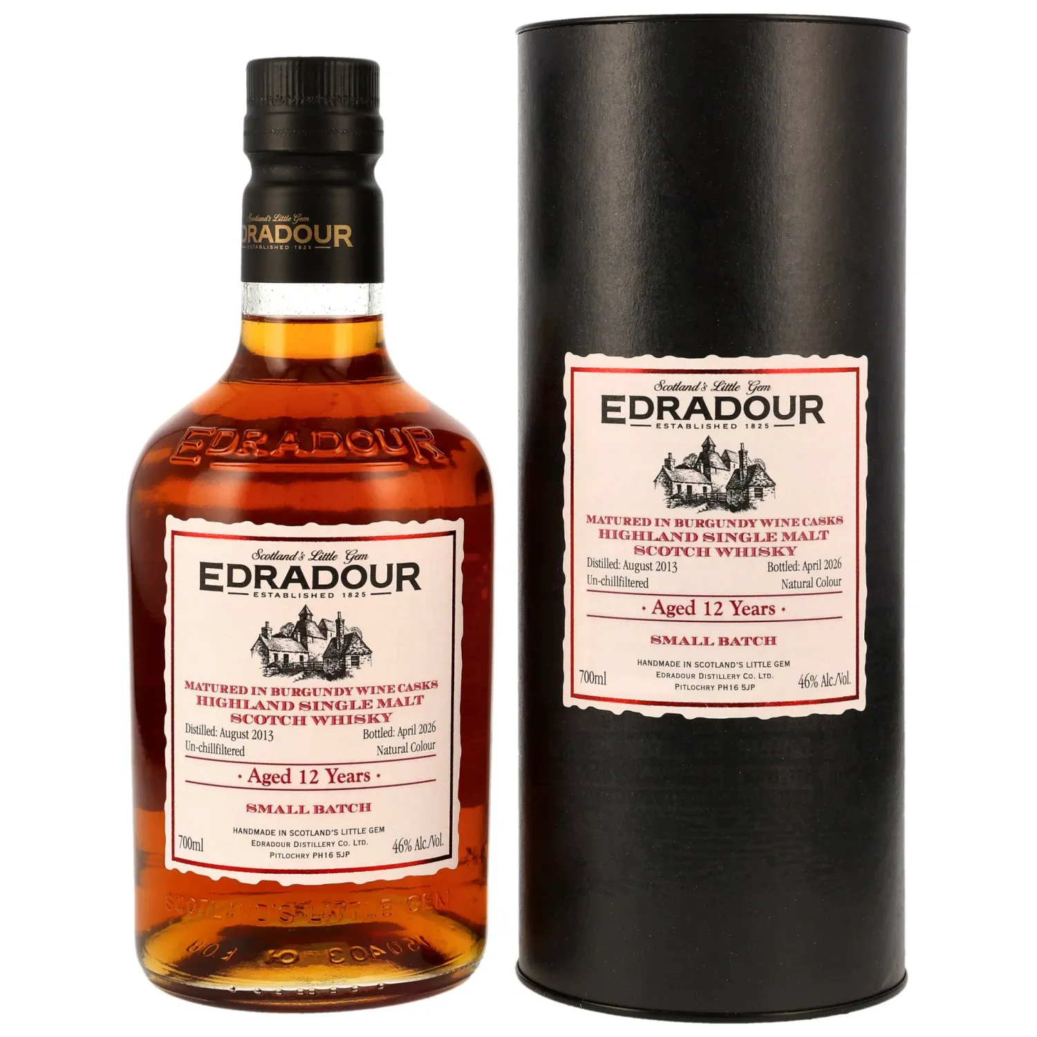 Edradour 2013/2026 - 12 y.o. - 1st Fill Burgundy