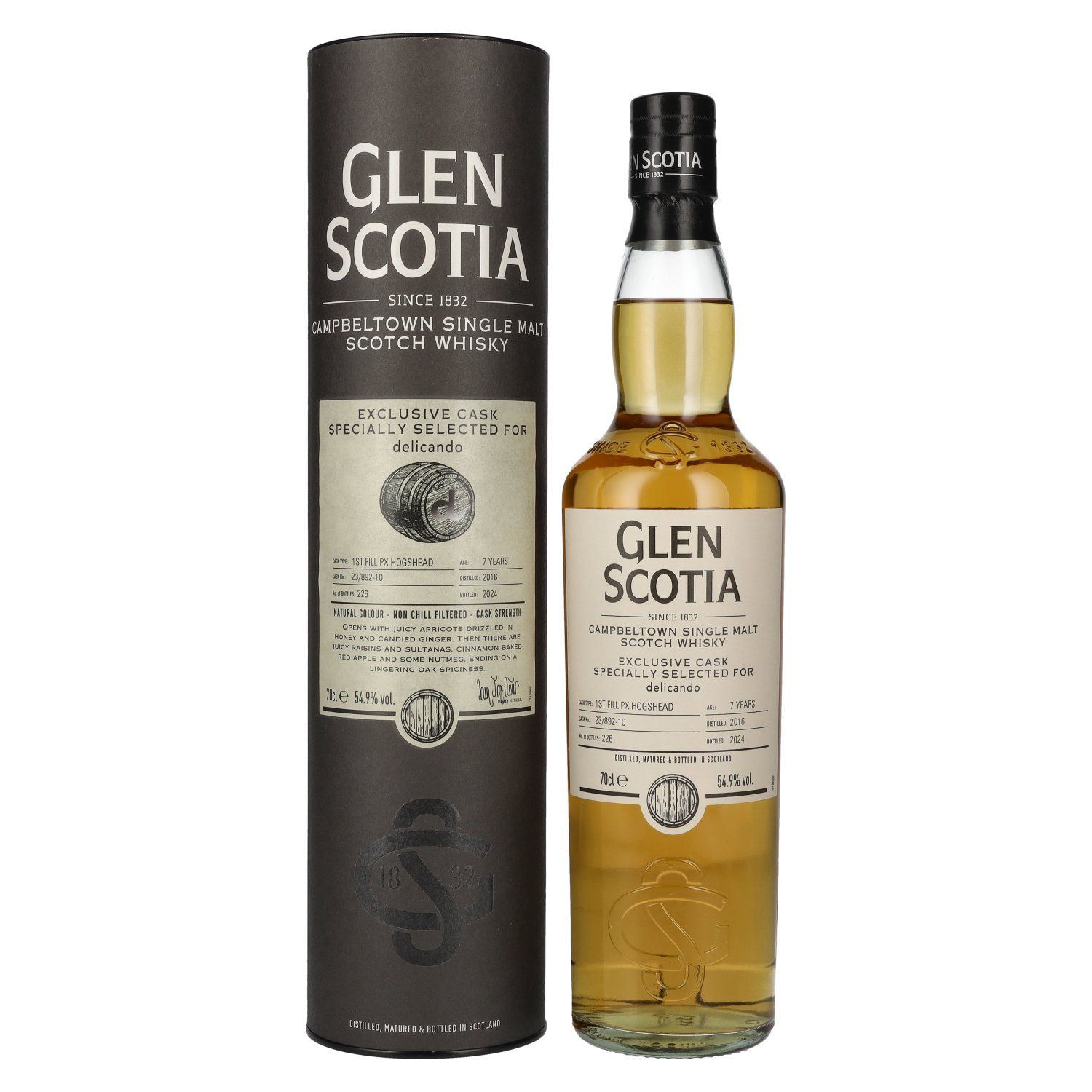 Glen Scotia 7 y.o. 1st Fill PX HOGSHEAD Cask Strength