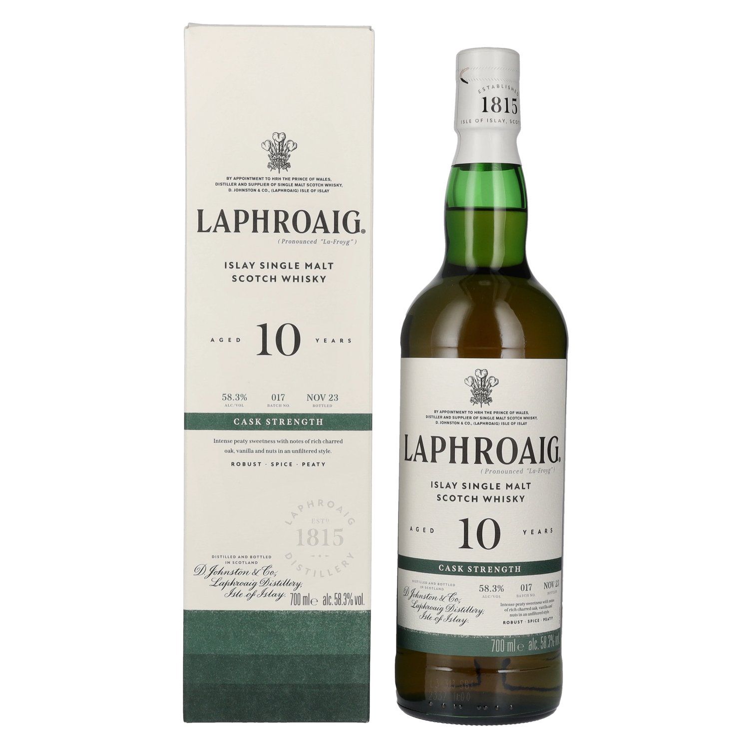 Laphroaig 10 y.o. Cask Strength Batch 17