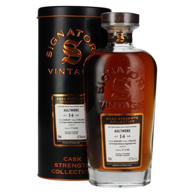 Aultmore 14 Years Old 1st Fill PX Hogshead Cask Strength Signatory Vintage
