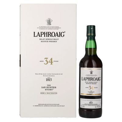 Laphroaig 34 years old - Ian hunter Book 4