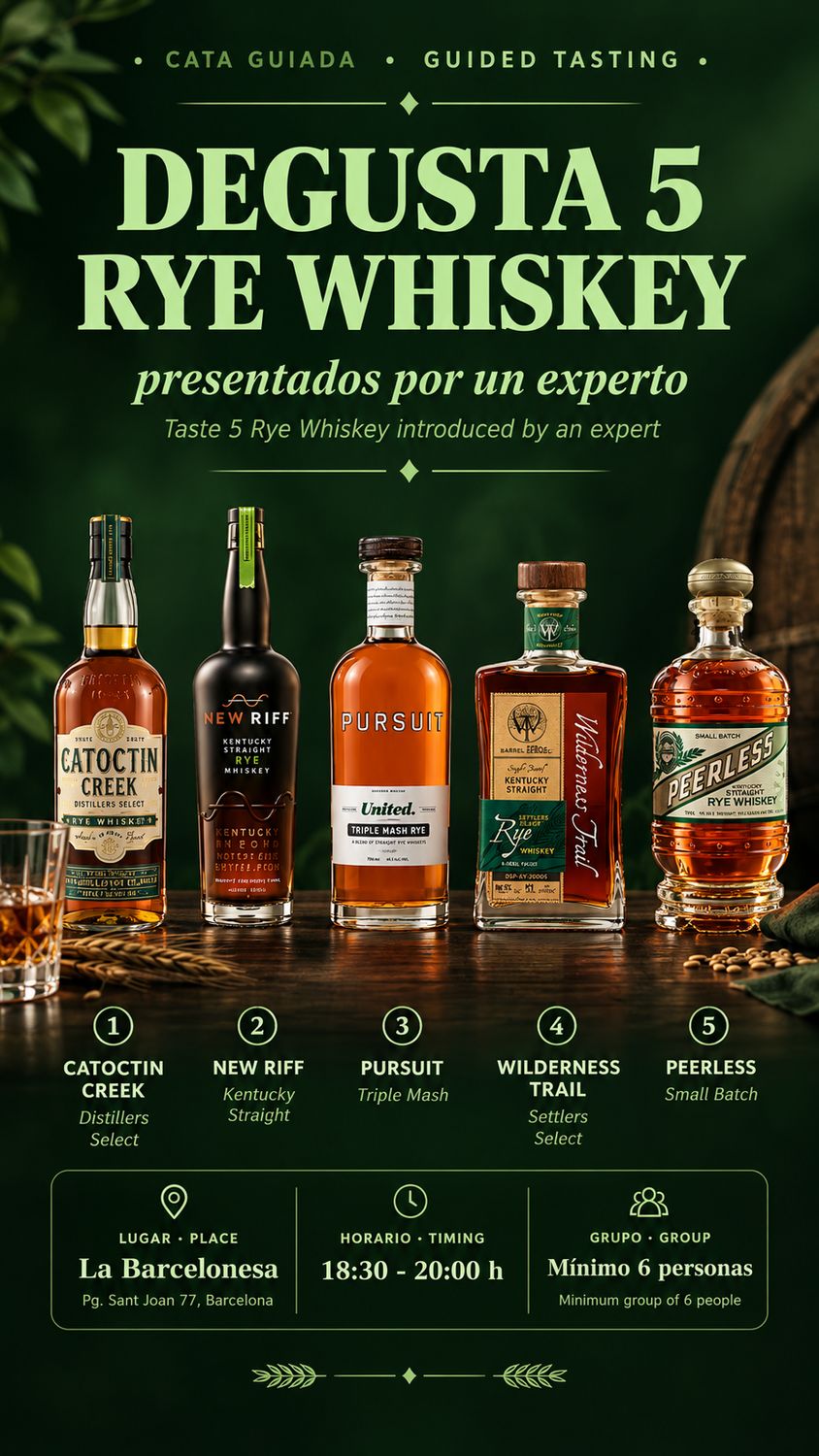 Rye Whiskey - Jueves 15 Octubre