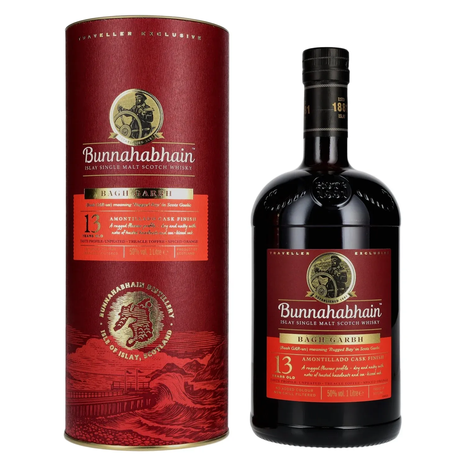 Bunnahabhain 13 y.o. BÀGH GARBH Islay Single Malt Scotch Whisky 50% vol. 1 litre