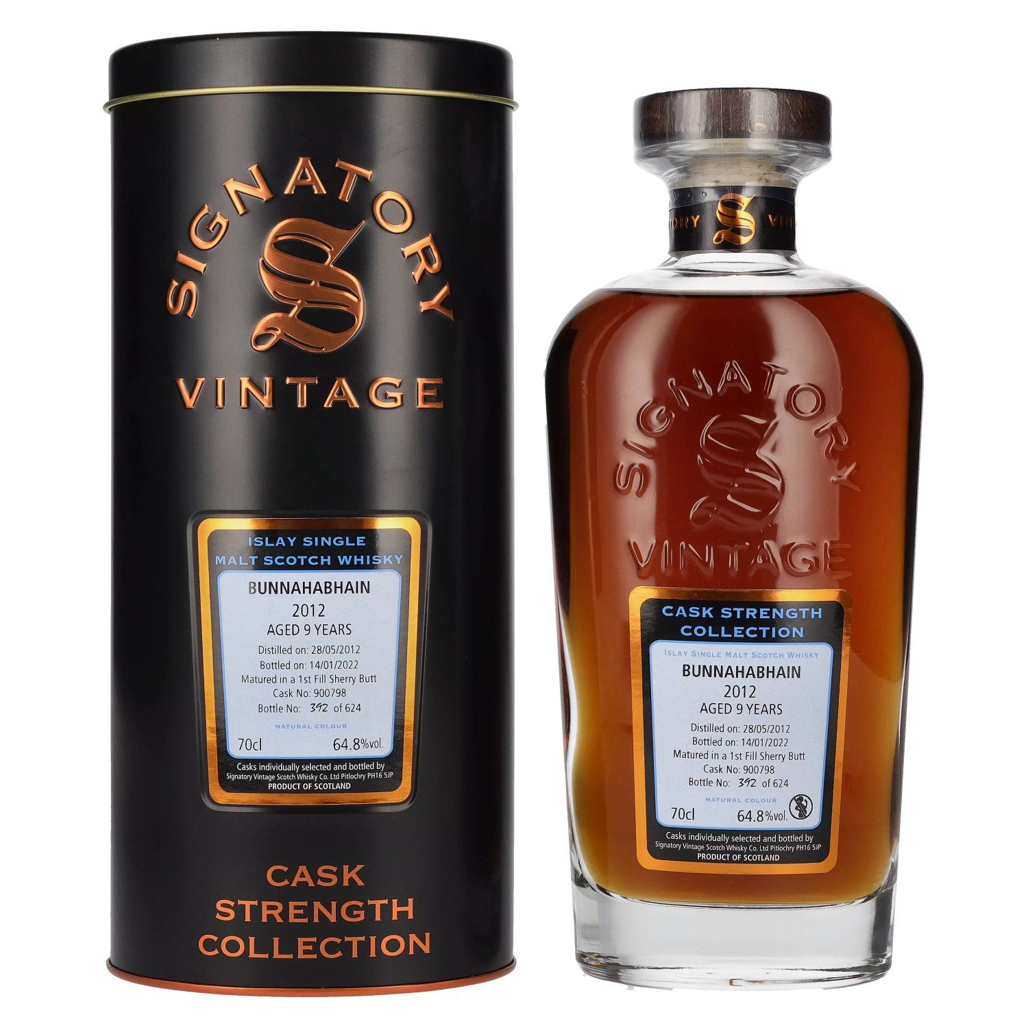Signatory Vintage Bunnahabhain 9 Years Old Cask Strength