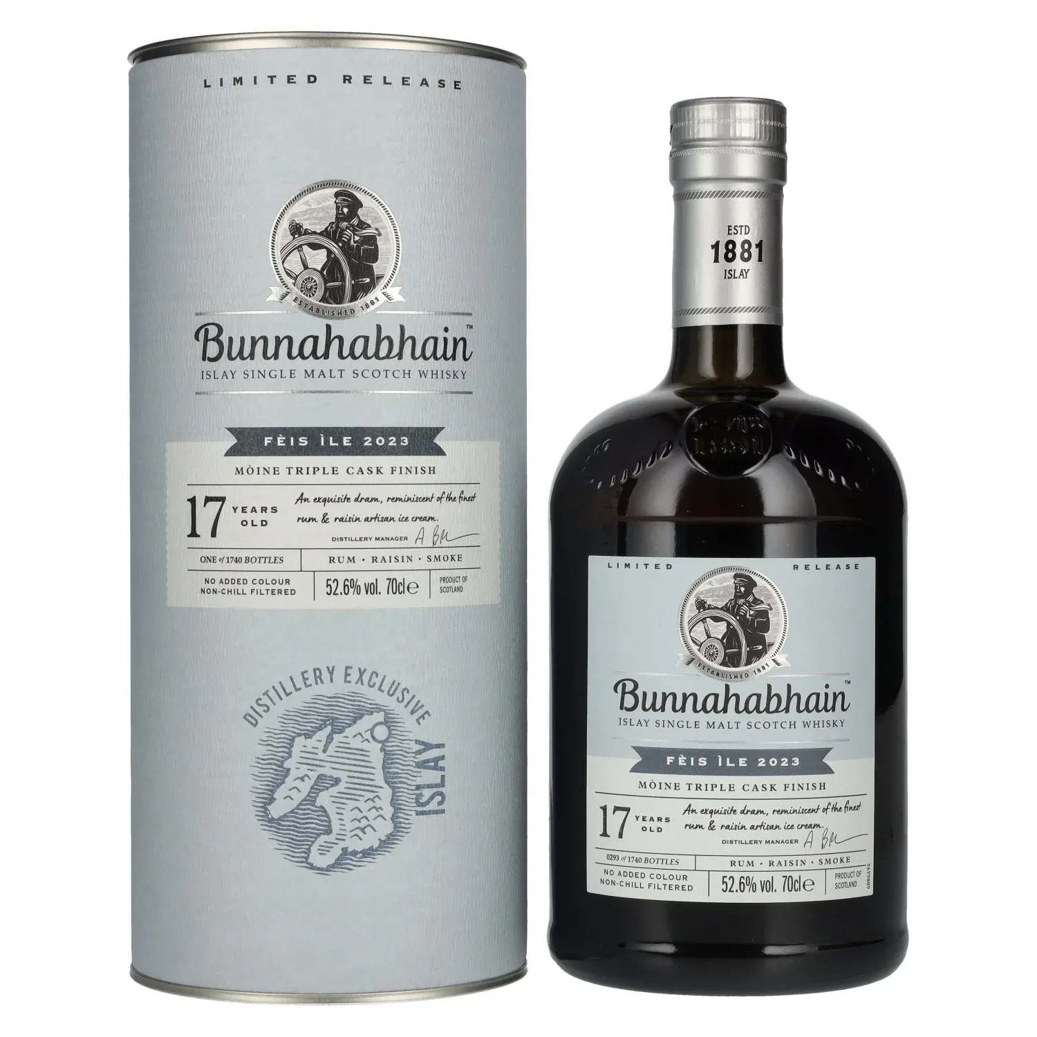 Bunnahabhain 17 Years Old MÒINE TRIPLE CASK Limited Release Fèis Ìle 2023