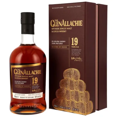 GlenAllachie 19 y.o. Ex-Solera Sherry Cask - Masters of Wood