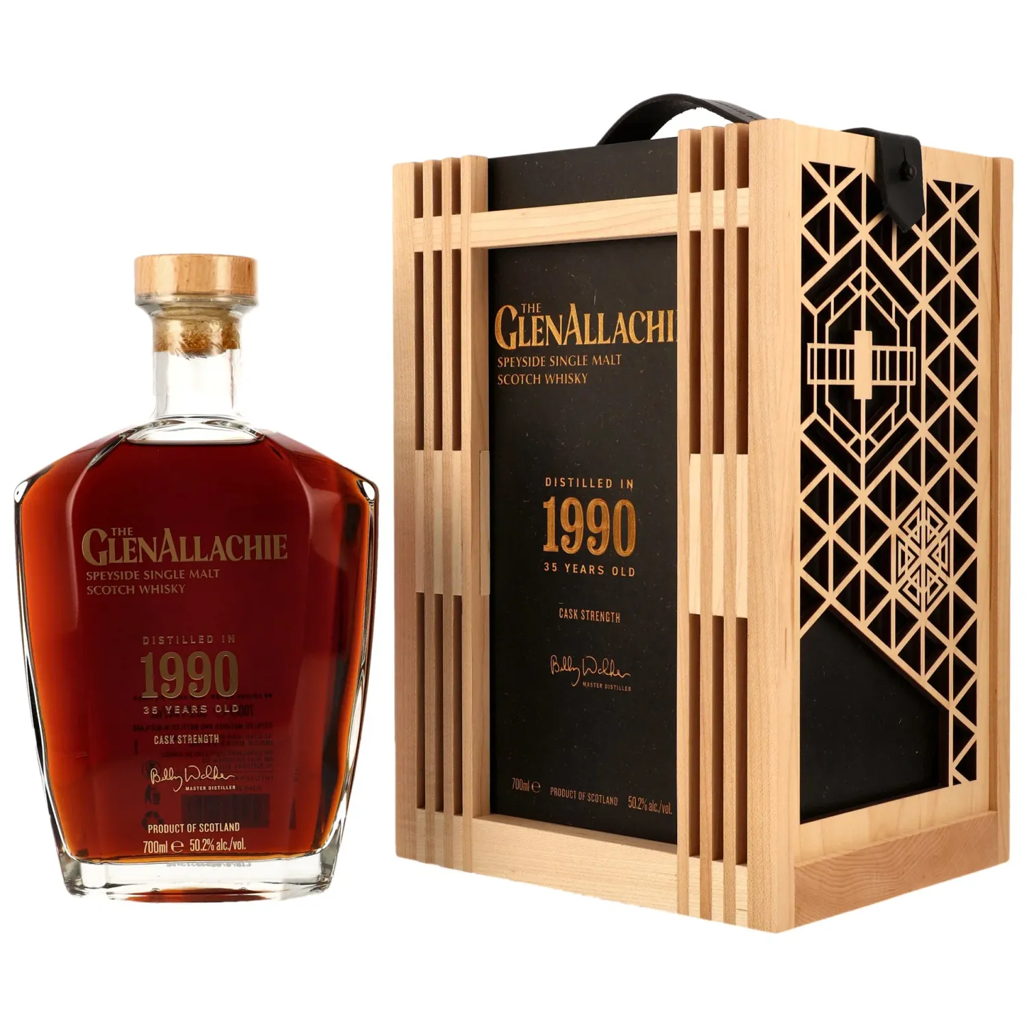 GlenAllachie 1990/2025 - 35 y.o. - Mizunara Virgin Oak, American Virgin Oak, Oloroso & PX Sherry Casks