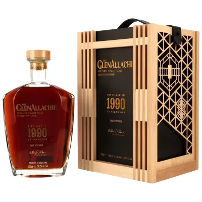 GlenAllachie 1990/2025 - 35 y.o. - Mizunara Virgin Oak, American Virgin Oak, Oloroso & PX Sherry Casks
