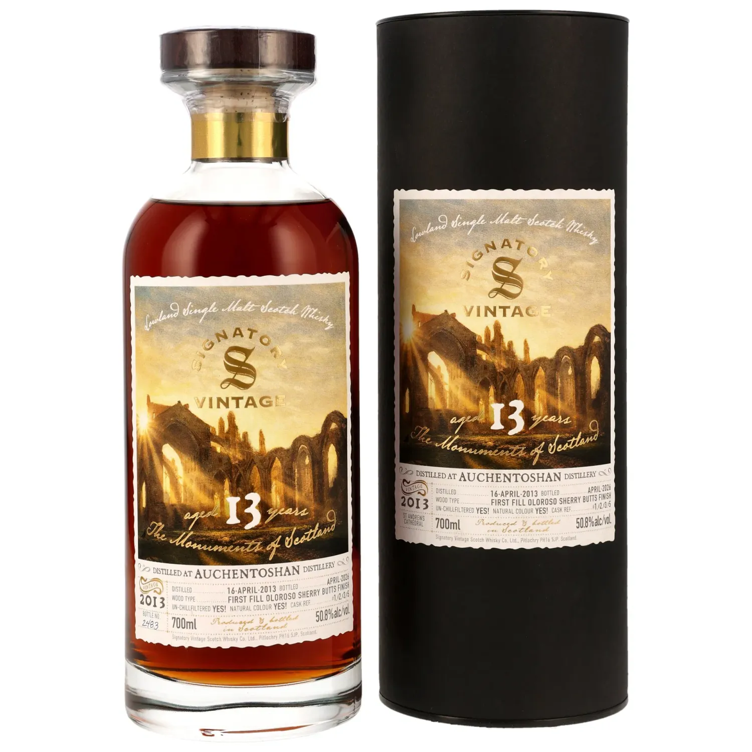 Auchentoshan 2013/2026 - 13 y.o. - 1st Fill Oloroso Sherry Butts Finish Signatory